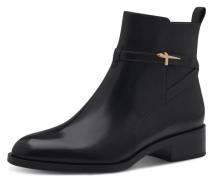Tamaris Laarsjes blokhak, business schoen, ankleboots met t-logo decor...