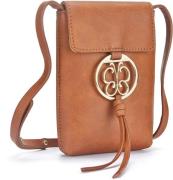 Lascana Schoudertas Gsm-tasje met decoratieve gesp, minibag, crossbody...