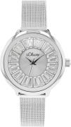 s.Oliver Kwartshorloge Horloge, dameshorloge, stalen band, glasstenen