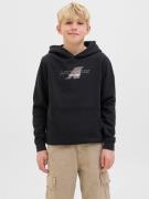 Jack & Jones Junior Hoodie JCOTIER FRONT PRINT SWEAT HOOD JNR