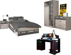 Parisot Tienerkamerset Fabric 20 met ledverlichting (set)