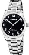 CALYPSO WATCHES Kwartshorloge Basic Horloge, herenhorloge, stalen band...