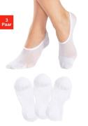 active by Lascana Kousenvoetjes met piqué structuur (set, 3 paar)