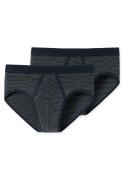 Schiesser Slip Original Classics met contrasterend streepjespatroon (S...