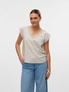 Vero Moda Kanten top VMSAFA SL V-NECK LACE TOP WVN GA NOOS