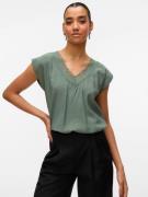 Vero Moda Kanten top VMSAFA SL V-NECK LACE TOP WVN GA NOOS