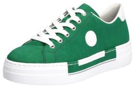 Rieker Sneakers vrijetijdsschoen, lage schoen, veterschoen met plateau...