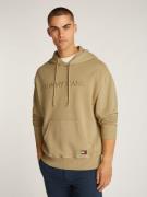 TOMMY JEANS Hoodie TJM RLX TJ LABEL HOODIE met groot logoborduursel