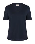 FREEQUENT Blouse met korte mouwen FQYR elastisch, met v-halslijn