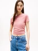 TOMMY JEANS Shirt met korte mouwen TJW SLIM ESSENTIAL LOGO2 TEE EXT