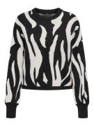 Only Gebreide trui ONLMONTANA LS JQ O-NECK CC KNT