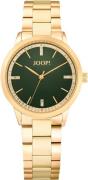 Joop! Kwartshorloge Horloge, dameshorloge, analoog, stalen armband