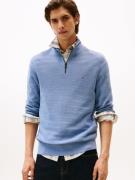 Tommy Hilfiger Schipperstrui STRIPE STRUCTURE ZIP MOCK