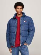 TOMMY JEANS Gewatteerde jas DENIM PUFFER JKT DH6051 met geborduurd mer...