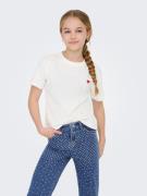 KIDS ONLY Shirt met korte mouwen KOGMAIKEN LIFE CROPHEART SS TOP JRS N...