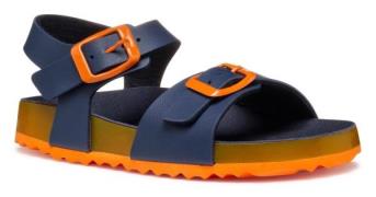 Geox Sandalen J GHITA BOY , zomerschoen, slipperschoen met voetbed