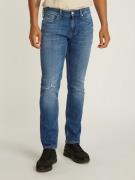 TOMMY JEANS Slim fit jeans Scanton Slim Denim met logoborduursels