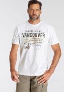 Man's World T-shirt Korte mouwen, bedrukt, ronde hals, van rekbare jer...