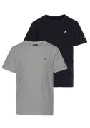 Champion T-shirt Basic 2pack Crew-Neck - voor kinderen (set, 2-delig)