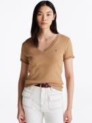 Tommy Hilfiger T-shirt SLIM CODY V-NK SS met V-hals en strepen