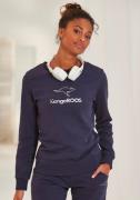 KangaROOS Sweatshirt met contrasterende logoprint, loungepak