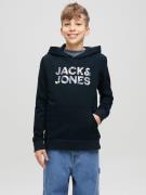 Jack & Jones Junior Hoodie JJEBRYAN CORP LOGO SWEAT HOOD NOOS JNR
