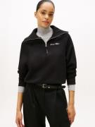 Tommy Hilfiger Sweatshirt CLASSIC SCRIPT FLEECE HALF-ZIP