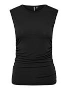 pieces Shirttop PCMADISON SL RUCHING TOP NOOS BC