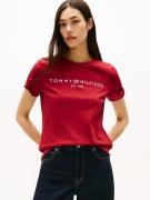 Tommy Hilfiger T-shirt REG CORP LOGO C-NK met logo en borduursel