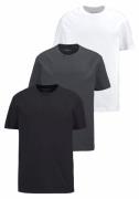 Man's World T-shirt Korte mouwen, normale pasvorm, van katoen, in 3-pa...