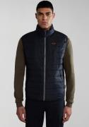 Napapijri Bodywarmer Met merklabel aan de zijkant en binnen, met staan...
