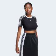 adidas Originals T-shirt 3 S BABY TEE Cropped drie-strepen shirt
