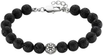 Bruno Banani Armband Sieraad cadeau roestvrijstalen armband met lavast...