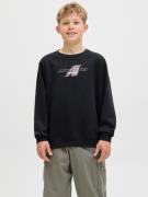 Jack & Jones Junior Sweatshirt JCOTIER PRINT SWEAT CREW NECK SN JNR