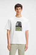 Boss Orange T-shirt Te Wagon with cool photo print