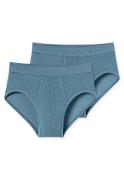Schiesser Slip Original Classics met contrasterend ruitpatroon (2 stuk...