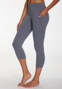 active by Lascana 3/4 legging met telefoontas, loungewear