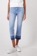 Monari 7/8 jeans met glinstersteentjes