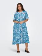 ONLY CARMAKOMA Gedessineerde jurk CARMARRAKESH LIFE SS MIDI DRESS AOP