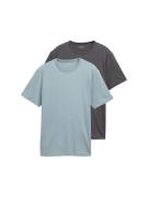 Tom Tailor T-shirt met ton-sur-tonlogo (set, 2-delig)