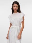 Vero Moda Mini-jurk VMTRINE SL SHORT LACE DRESS WVN GA NOOS