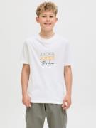 Jack & Jones Junior T-shirt JORCANGGU met print en aangenaam draagcomf...