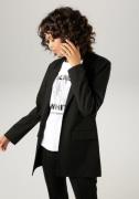Aniston CASUAL Lange blazer met reverskraag