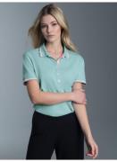 Trigema Poloshirt TRIGEMA slim fit poloshirt met contrasterende accent...