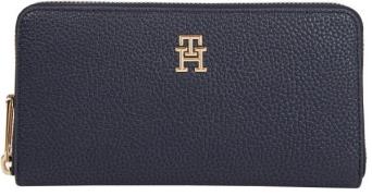 Tommy Hilfiger Portemonnee TH EMBLEM LARGE ZA met th-embleem aan de vo...