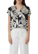 s.Oliver Gedessineerde blouse met rimpeldetails