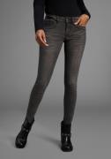 Arizona Skinny fit jeans Met geren extra-strakke been snit, lage taill...
