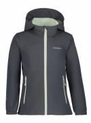 Icepeak Softshell-jack KULM JR met modieuze logo-opschriften (1 stuk)