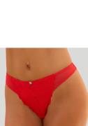Jette Joop String met mix van fijn kant en soft-mesh