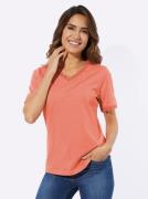 Classic Basics Shirt met V-hals Shirt (1-delig)